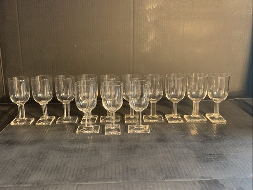 13 - Heisey New Era Water Wine Goblet - Crystal Glass - Art Deco Vintage - 5.25” - Picture 7 of 7