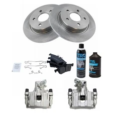TRQ BKA20740 Disc Brake Kit For Ford Focus 2012-2018 Rear 15271565
