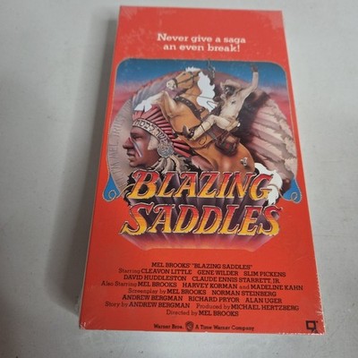 Blazing Saddles VHS New Sealed Watermark Video Tape Mel Brooks Movie