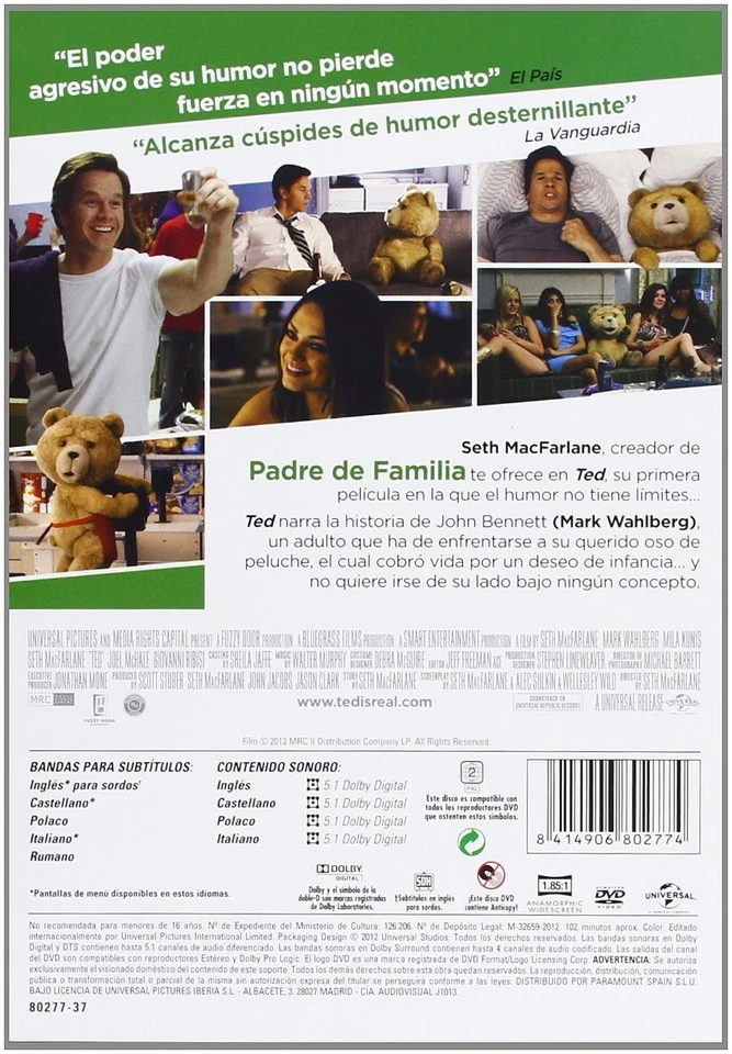 Ted [DVD] - Imagen 2 de 3