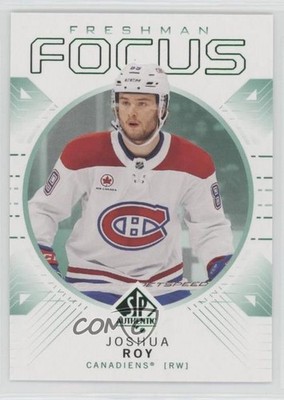 2024-25 SP Authentic Freshman Focus Green Joshua Roy #34 Rookie RC 1e7g
