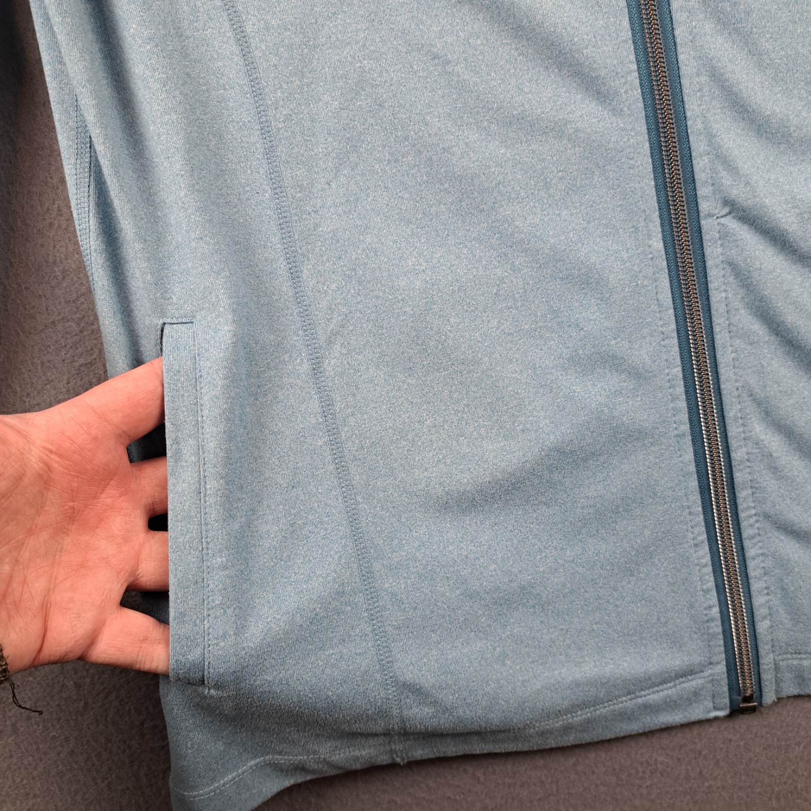 Untuckit Softshell Jacket Mens Size Medium Blue F… - image 3