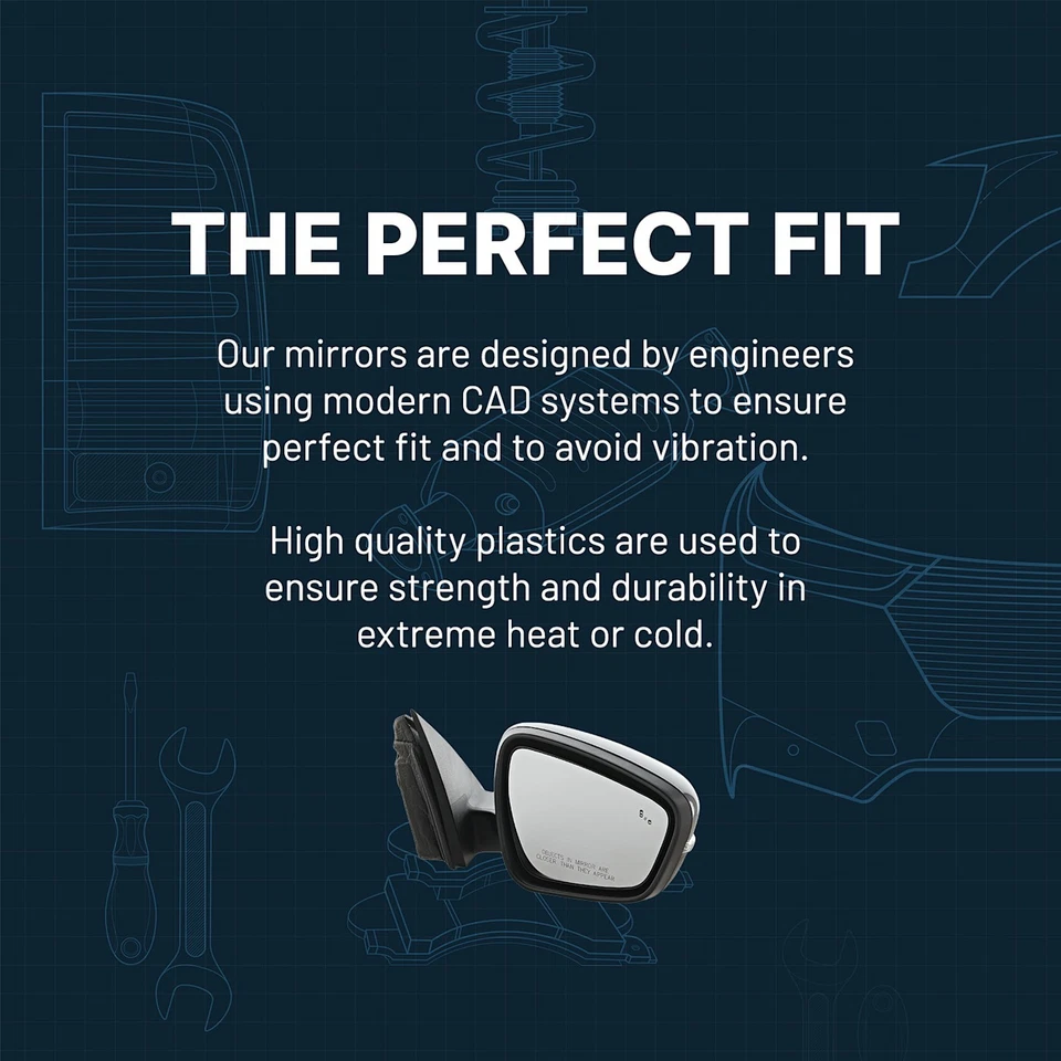 Espejos retrovisores lado izquierdo conductor para Chevy Hand 23453775 GMC Acadia Limited Traverse Foto 3 de 4