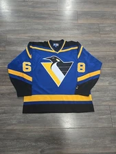 90S VINTAGE AUTHENTIC JAGR PENGUINS HOCKEY JERSEY CCM KOHO  XXL RARE!!