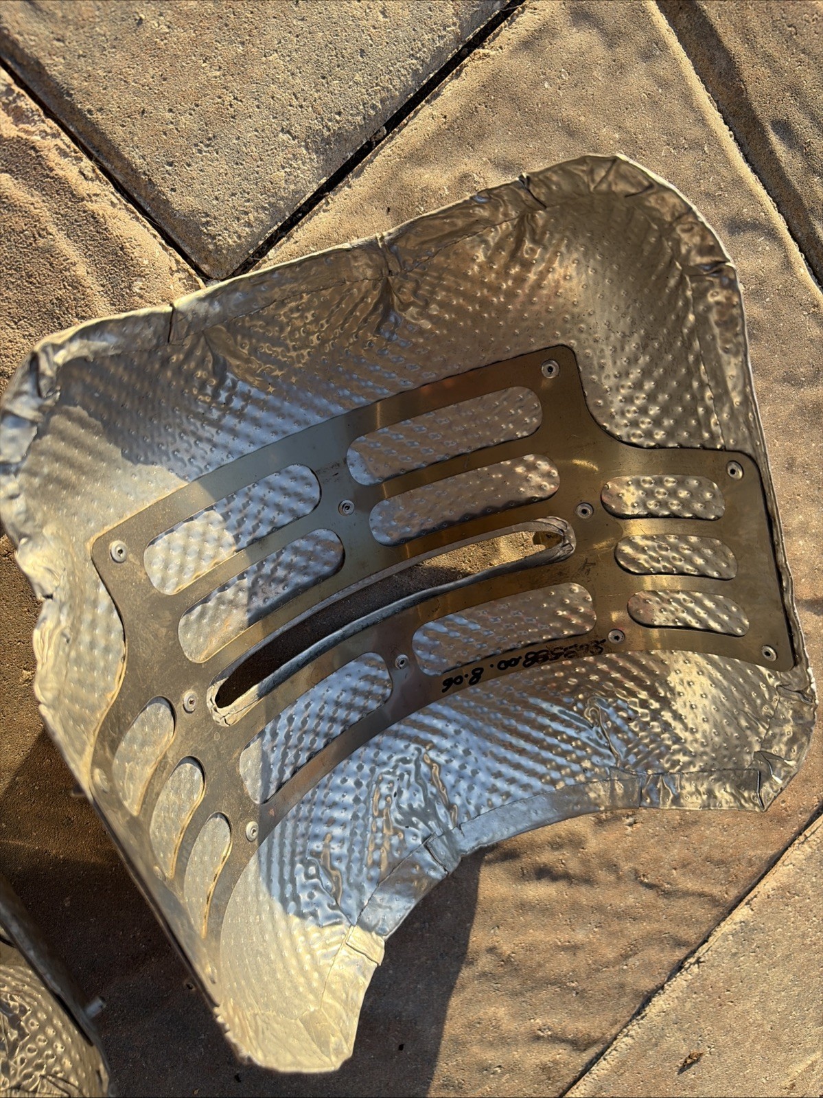 Ferrari 458 Italia LH, Left, RH Right Exhaust Heat Shield, Used, P/N 263589