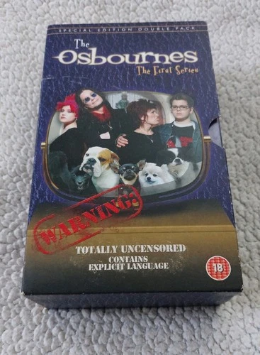 The Osbournes VHS Video Tape Complete Season 1 Box Set Ozzy Osbourne TV Series