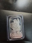 2018 Santa Claus 1 oz Silver Bar - Peace And Joy This Holiday Season