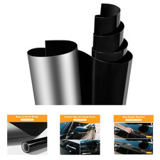 Vinyl Car Wrap Premium Gloss Piano Black 5ft X 1ft Vehicle Wrap For Automotive