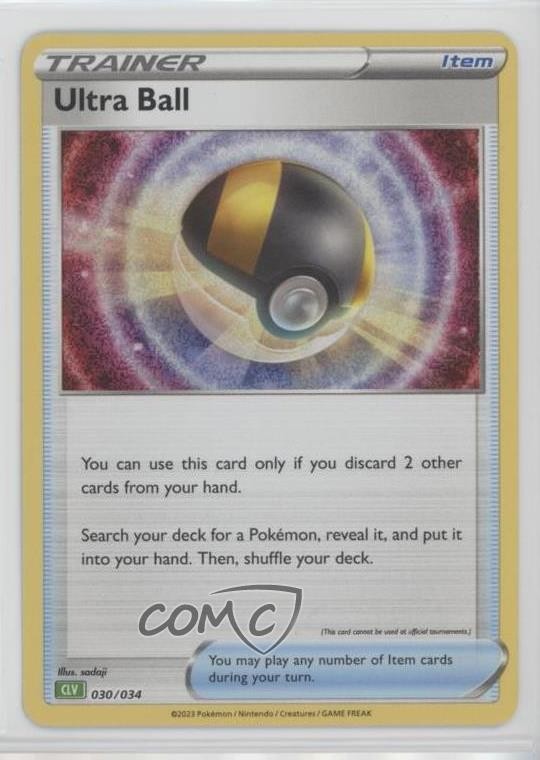 Ultra Ball Holo Pokemon TCG Classic Venusaur Deck (CLV) #030