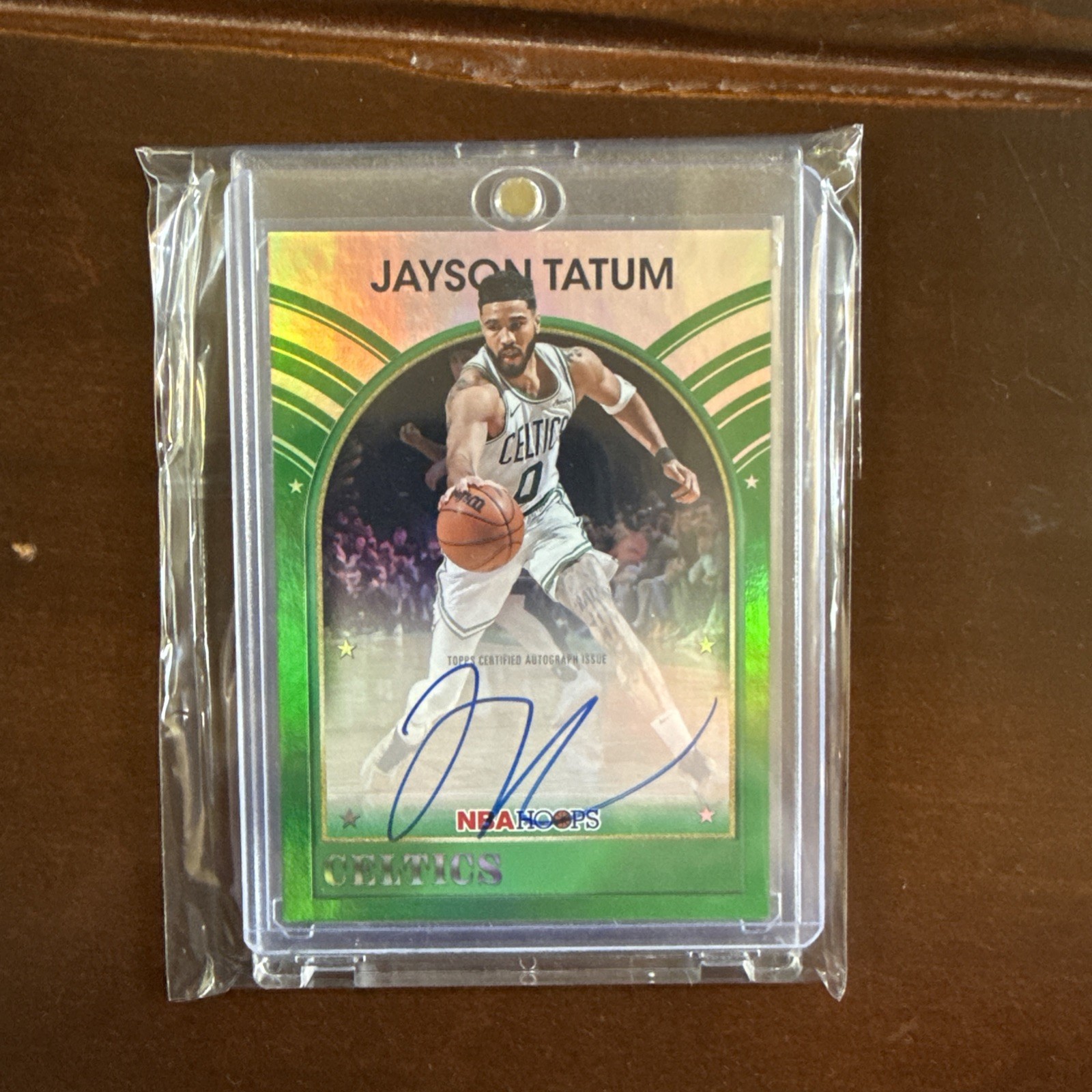 Topps 2025-26 Hoops Jayson Tatum Celtics Hoops 1989 Signatures Auto 89S-JT