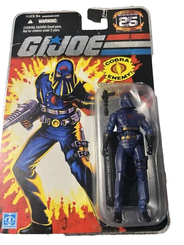 #GIJoe Cobra Leader (2007) The Enemy 25th Anniversary Hasbro Action Figure NIP