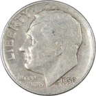 1950 D Roosevelt Dime Circulated Silver 10c Coin Collectible