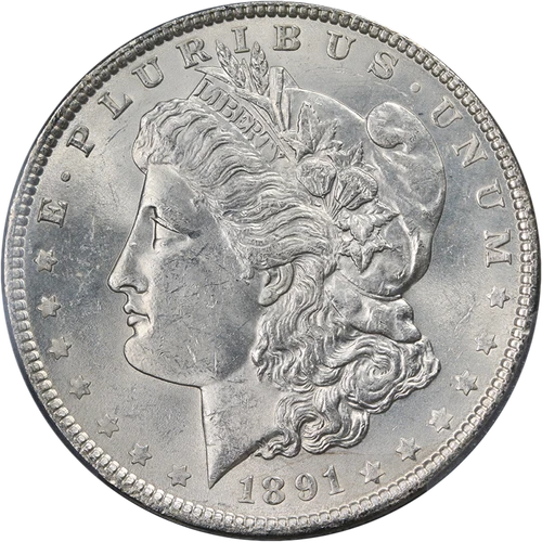 1891-P Morgan Silver Dollar PCGS MS62 Nice Eye Appeal Nice Strike