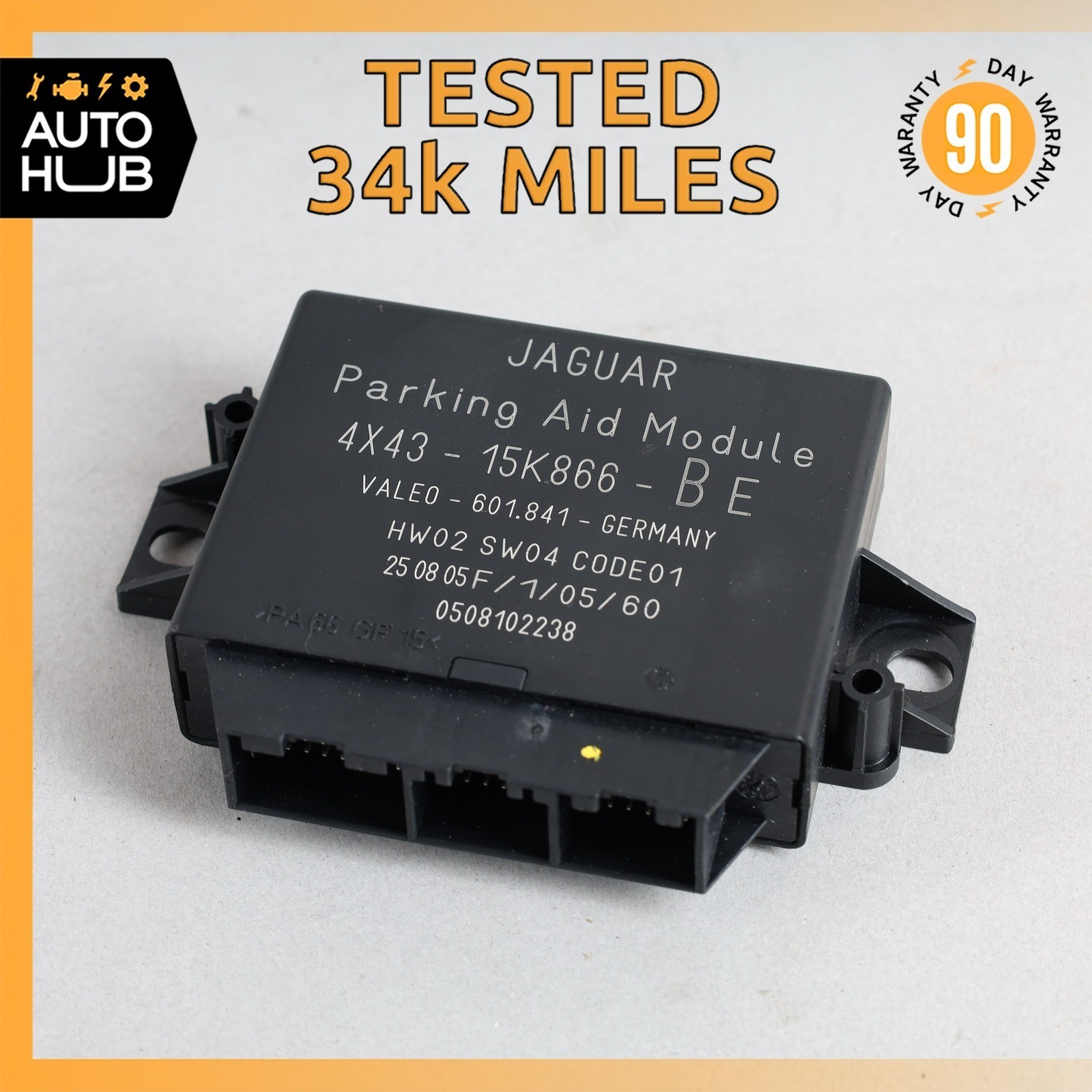 05-19 Aston Martin DB9 Rapide Parking Brake Control Module 4X4315K866BE OEM 34k