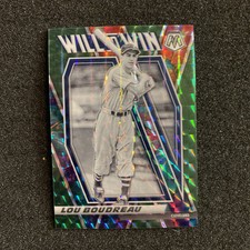 2021 Panini Mosaic - Will to Win Green Mosaic Prizm #WTW11 Lou Boudreau