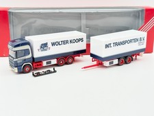 Herpa 148115 Wolter Koops Scania 124L 420 TL tandem borsa frigo HZ in confezione originale