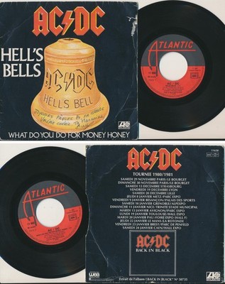 AC/DC 45 TOURS SP 7'' FRANCE HELLS BELL