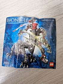 LEGO Bionicle Maxilos & Spinax 8924 Mahri Nui Titan Warriors Box Instructions