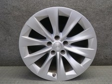 2016-2019 TESLA MODEL S 75D ALLOY R19" WHEEL 10 SPOKE RIM 19x8J ET40 SILVER