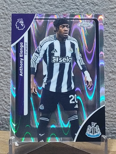 2026 Topps Chrome Premier League EPL RayWave Refractor #149 Anthony Elanga, Newc
