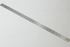 Stahllineal Stahlmaßstab Werkstattlineal Lineal Edelstahl Maßstab 600mm 60cm