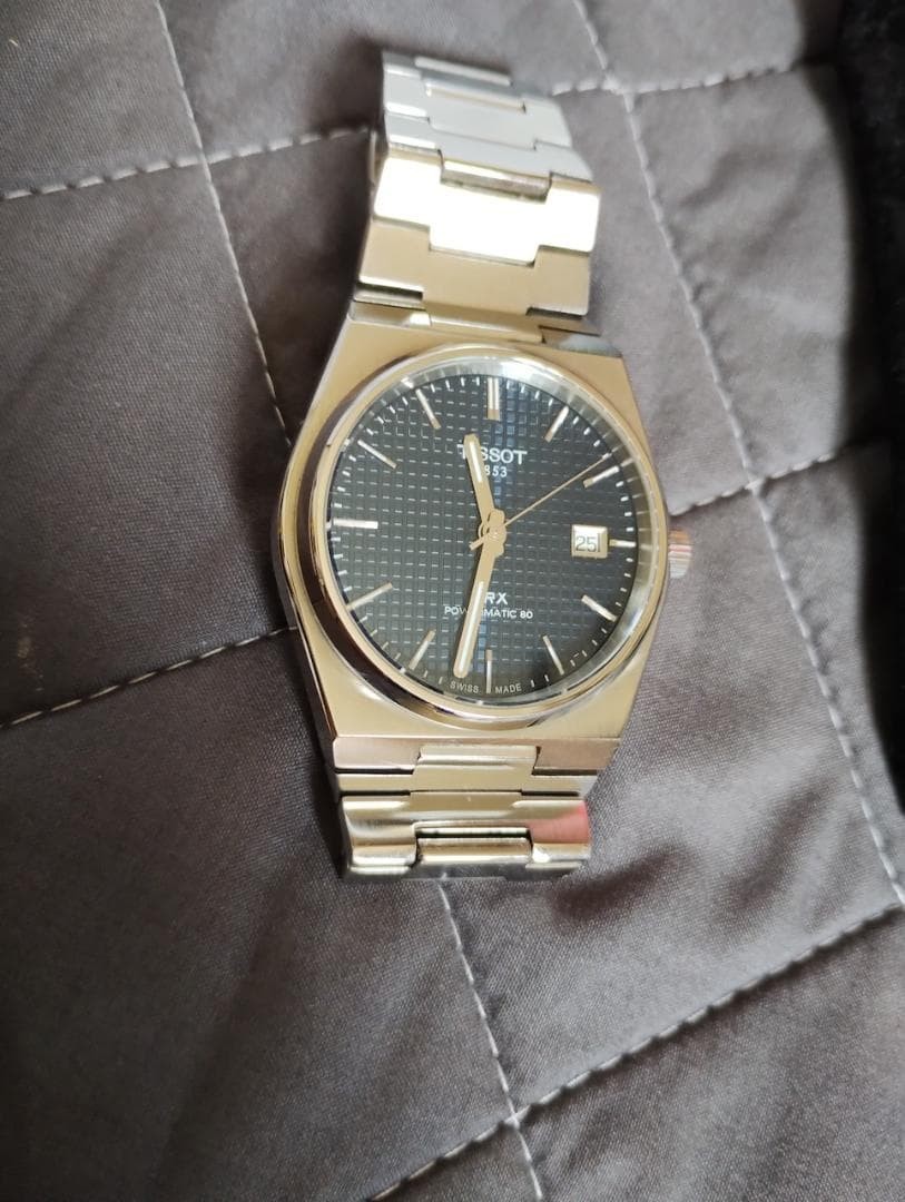 Tissot PRX Powermatic 80 Stainless Steel Men's Watch Blue Dial Used