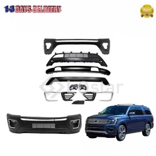 Fit for 2018-2021 Ford Expedition Front Bumper Complete Assembly F1000747-A