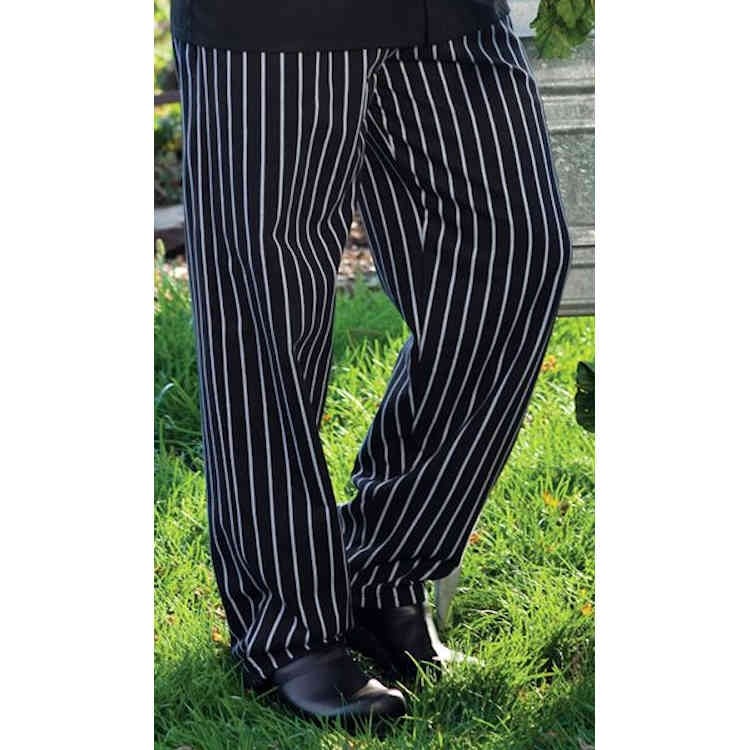 Uncommon Threads 4010 Traditional Chef Pant with 2-inch Elastic Waist