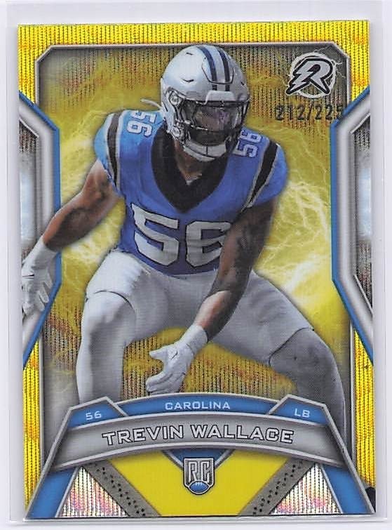 2024 Topps Resurgence #116 Trevin Wallace RC Yellow Surge #/225