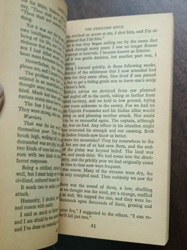 VINTAGE ENGLISH NOVEL: LOUIS L'AMOUR THE FERGUSON RIFLE 1990 PAGES 180 - Picture 7 of 11