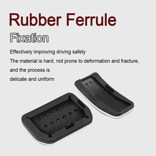 Auto Aluminum Pedal Covers, Brake Accelerator Pedal Covers, Foot Pedal Pad Re... - Picture 4 of 7