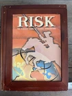 RISK Vintage Board Game Collection Bookshelf Box Wooden Case Parker Brothers