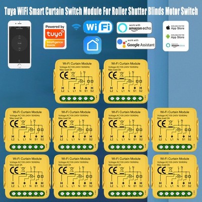 Tuya Smart Rolladen Jalousien Schalter Modul Zeitschaltuhr For Alexa Google