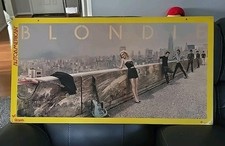 VTG Original Blondie Autoamerican 1980 Promo Cardboard Display  38&rdquo;x20&rdquo;