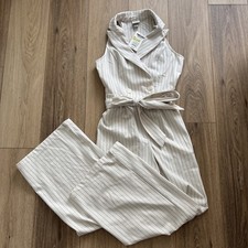 NWT A New Day Pinstripe Jumpsuit Size XS Off White