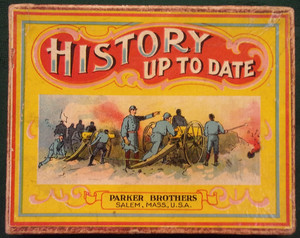 WWI-Era Parker Bros. Card Game: GAME OF HISTORY UP-TO-DATE, 48 Cards, Rules, Box
