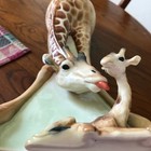 Vintage Franz Vase Giraffe and Baby Flower Vase — photo 5