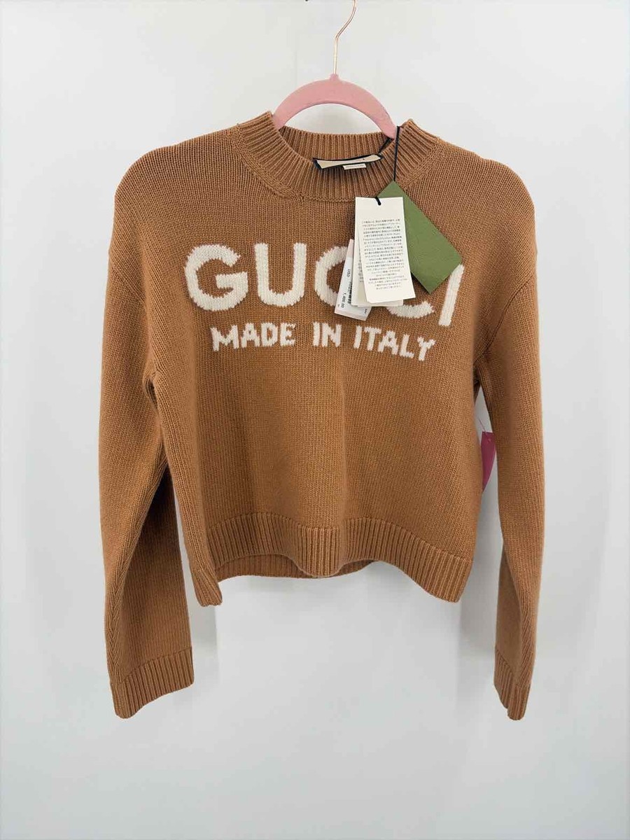 Pre-Owned Gucci Tan Size Small Sweater | eBay