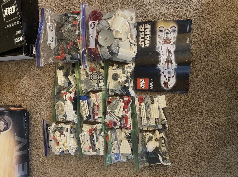 RARO LEGO Star Wars 10019 Rebel Blockade Runner! ¡COMO ESTÁ! LEER DESCRIPCIÓN!! Foto 2 de 4