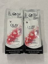 2 Packs of 30 Wipes: Olay Regenerist Micro Exfoliating Cleansing Wipes New B 