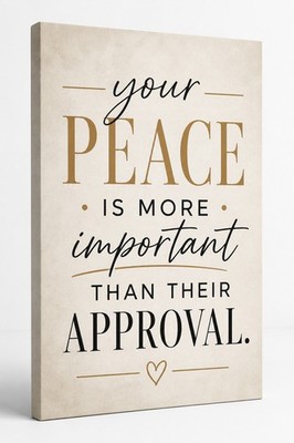 ICE ARMOR Large Canvas 24x36'' Positive Mindset Canvas Wall Art