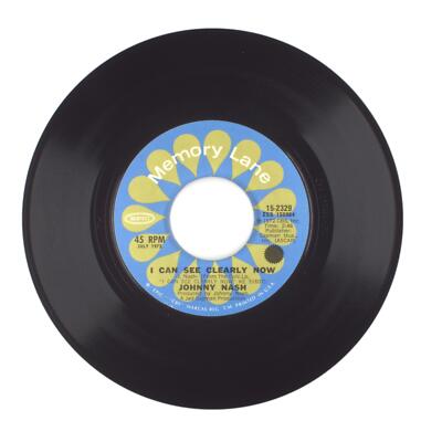 Johnny Nash - I Can See Clearly Now; Stir It Up - Vinyl Record 45 RPM 7''