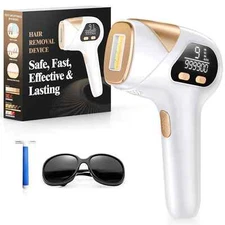IPL Laser Hair Removal 3-in-1 9 Levels 999900 Flashes depilador for Face Armpits