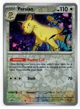 Pokemon Scarlet Violet 151 Reverse Holo 053/165 Persian