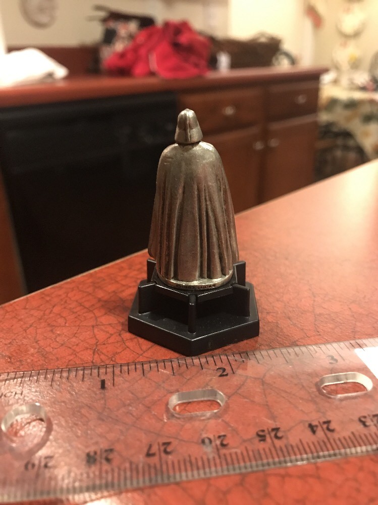 1997 Horn Abbot Darth Vader 2" Metal Token Detailed Figure Piece FREE
