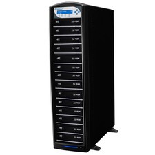 15 Target Daisy Chain Blu-ray DVD CD Duplicator w/ 500GB HDD SharkBlu-S15T-DC-BK