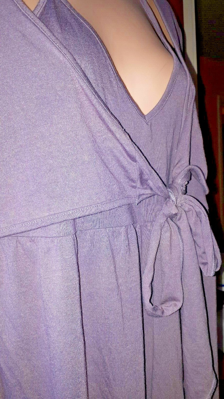 Pale lilac ethnic hippie boho festival strappy shrug top camisole 16 image 4