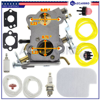Carburetor kit For Poulan Pro PP4218A 18'' 42CC Gas Chainsaw Carb Brand New