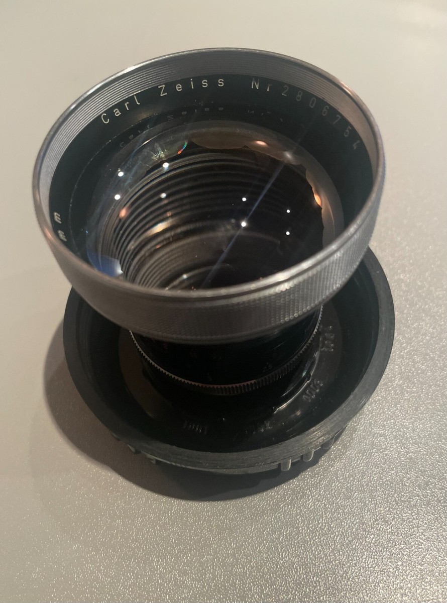 Vintage Carl Zeiss Nr1880088 Pro Tessar 1:4 f= 85mm Camera Lens