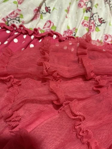 Princess Hello Kitty MACY'S Lot Of 2 Pink Tutu Dress Size 4 Rose Dot Dress Sz5 - Picture 7 of 24